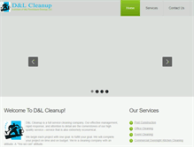 Tablet Screenshot of dlcleanup.com